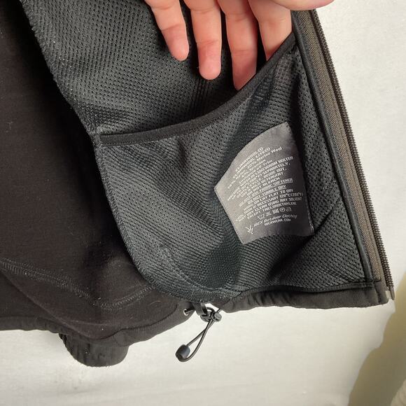 Land Rover Ibex Climawool Womens Full Zip Collared Jacket Black Green Medium - Picture 7 of 16